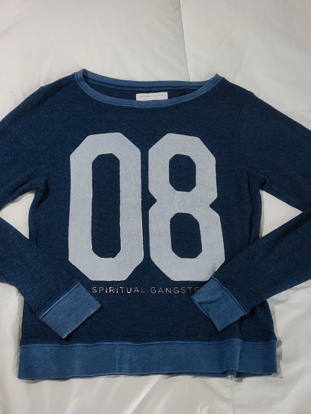 Spiritual Gangster Varsity "08" Crewneck pullover Size Small